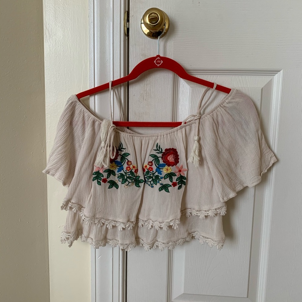 Forever 21 off the shoulder shirt
